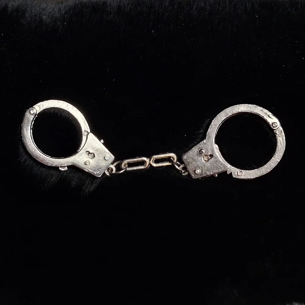 Silver Handcuffs Mini - Picture 2 of 5